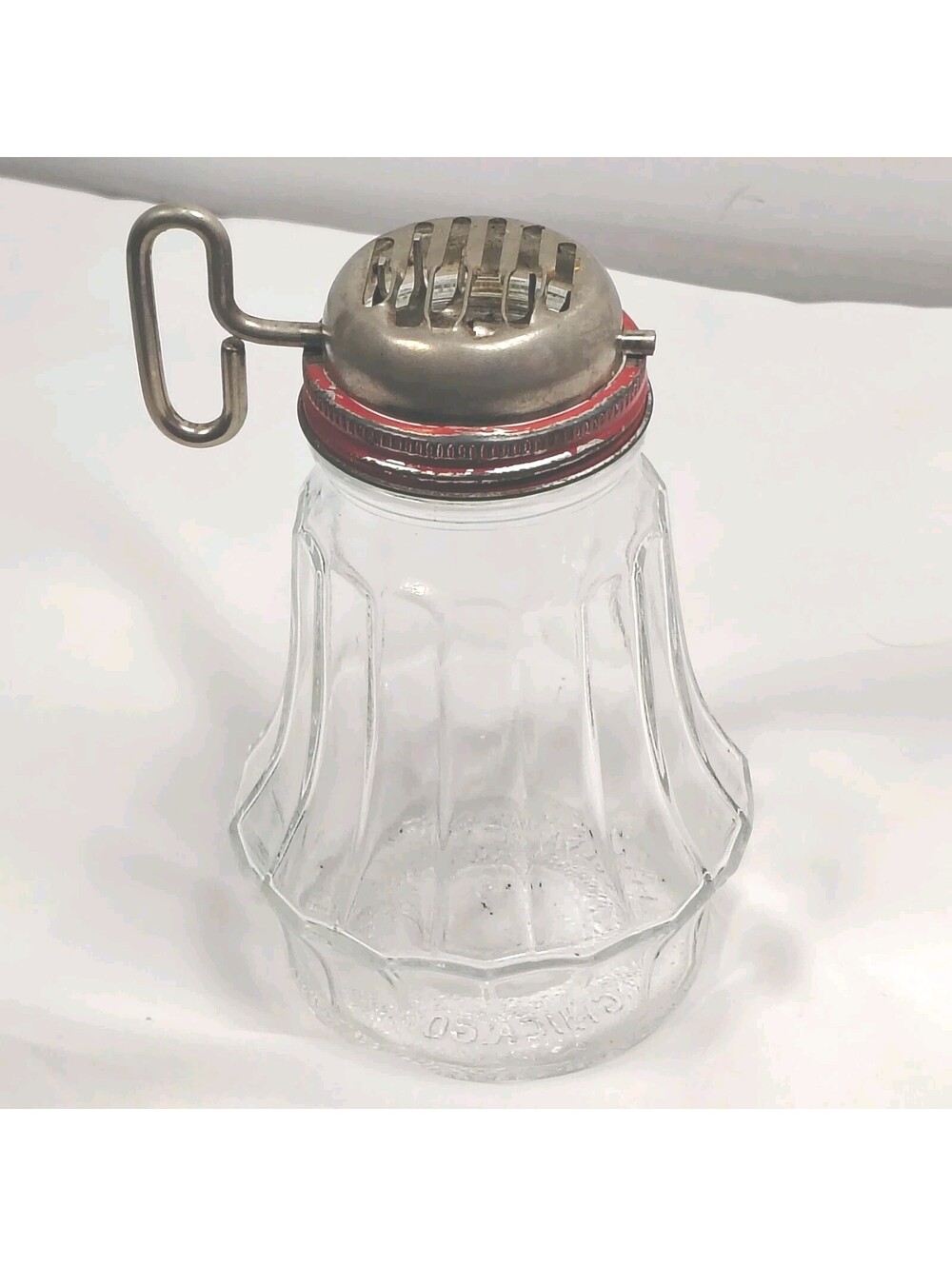Vintage Glass Federal Tool Corp Of Chicago Nut Chopper/ Spice Or Cheese Grinder